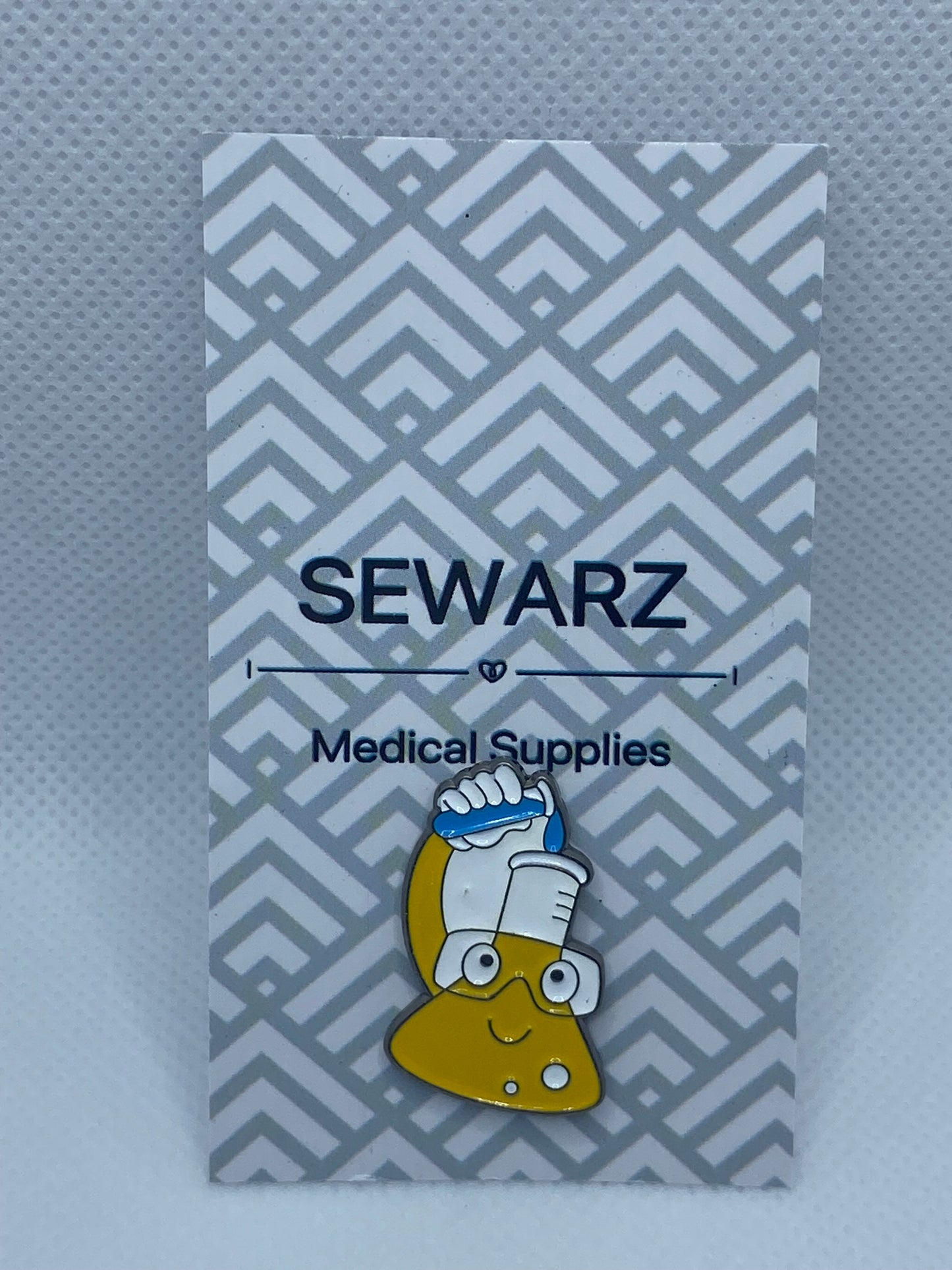 Laboratory character Brooch