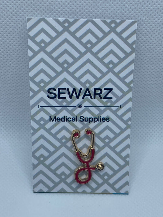 Stethoscope Brooch