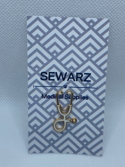 Stethoscope Brooch