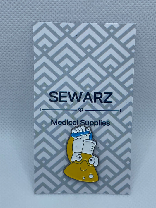 Laboratory character Brooch